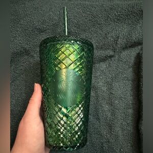 Starbucks Green Jeweled Cup